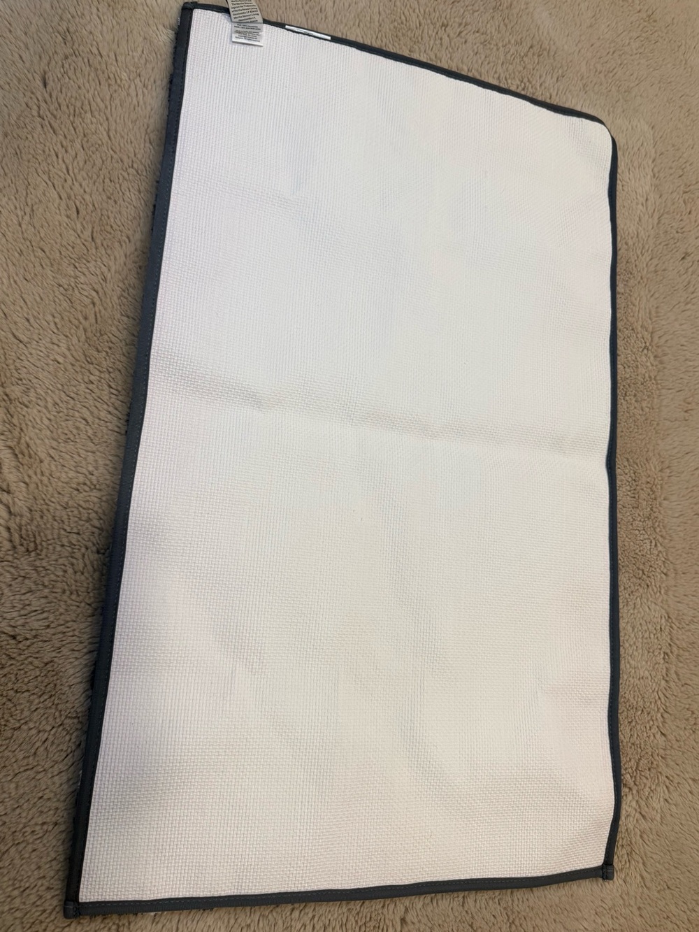 Martha Stewart Halloween Ghost Bath Rug Black White 21x34 - Picture 5 of 5